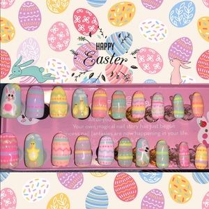 Easter Bunny, Chicks, & Eggs Press On Nails!